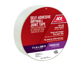 Ace® Fiberglass Mesh White Self-Adhesive Drywall Joint Tape - 1.88-in. 