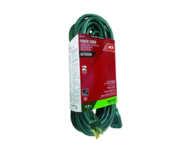 Ace Hardware®  Indoor and Outdoor 15ft. Green Extension Cord