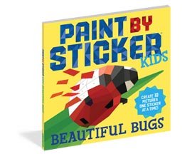 Paint By Sticker® Kid's Sticker Art Book - Beautiful Bugs