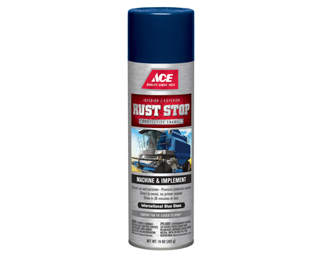 Ace Rust Stop Machine & Implement Spray Paint