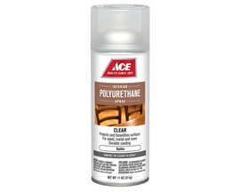 Ace Polyurethane Satin Spray Paint - Clear