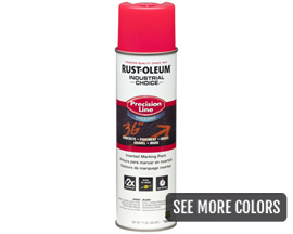 Rust-Oleum® Industrial Choice® Precision Line Marking Spray Paint - Water Base