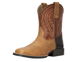 Ariat® Kids Lil Hoss Cottage Cinnamon Cowboy Boot
