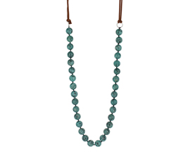 Montana® Silversmiths Turquoise Marble Beaded Strand Attitude Necklace