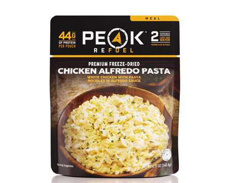 Peak Refuel® Chicken Alfredo Pasta Freeze Dried Meal - 2 Servings