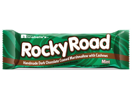 Annabelle's® Rocky Road™ Candy Bar - Mint