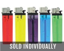 Enor® Disposable Transparent Lighter - Assorted Colors