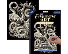 Royal & Langnickel® Engraving Art™ Glow in the Dark Kit - Octopus