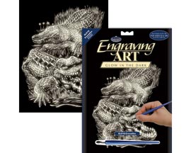 Royal & Langnickel® Engraving Art™ Glow in the Dark Kit - Crocodiles