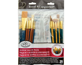 Royal & Langnickel® 25-piece Super Value Pack Brush Set
