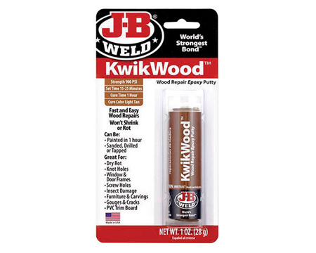 KwikWood Epoxy Tan Putty Stick