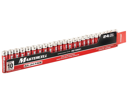 Dorcy® Mastercell AA Alkaline Batteries - 24 Pack