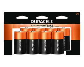 Duracell® Coppertop Alkaline D Batteries - 8 Pack