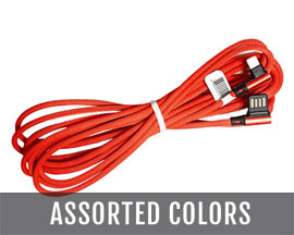 Power Imports 10' Lightning Charger Cable - Assorted Colors
